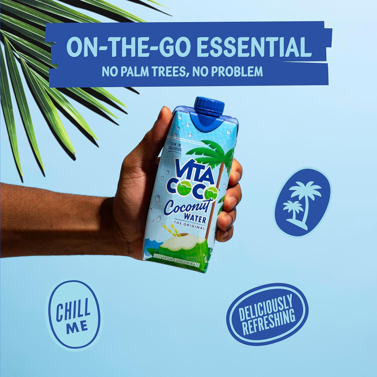 Vita Coco Original Coconut Water Multipack 500 ml x 12, Gluten Free, Full Of Vitamin C, Good Source Of Potassium, Low-Calorie, Thirst Quenching Refreshment
